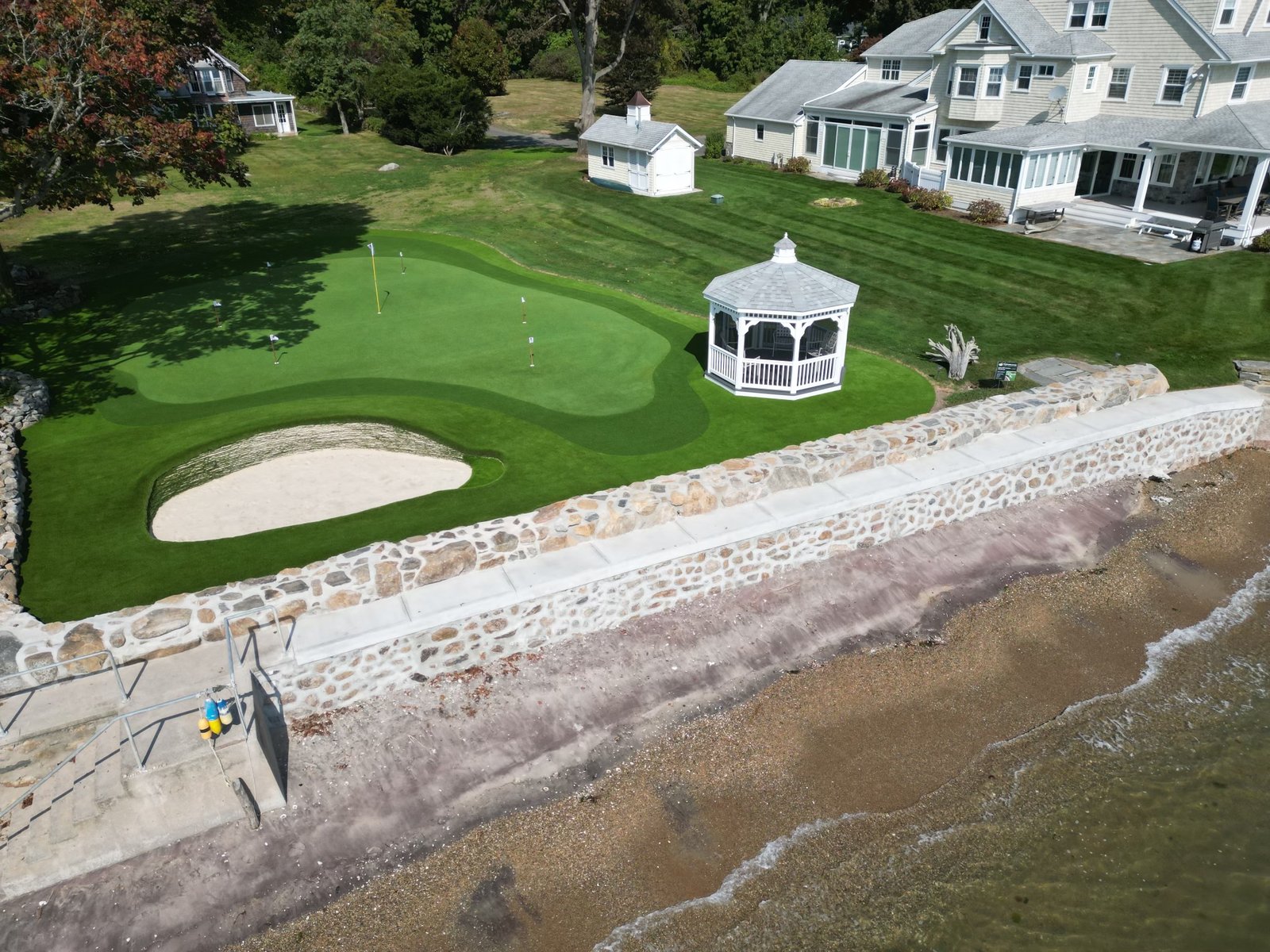 Custom putting green project