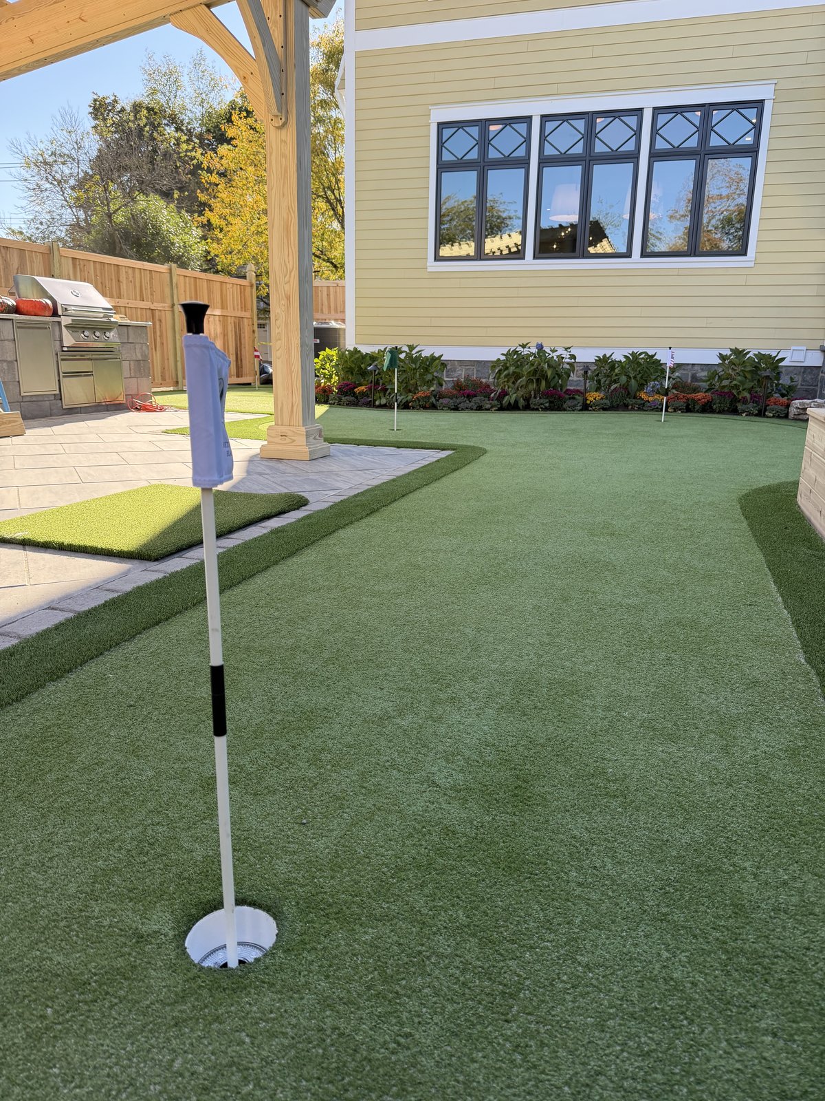 Custom putting green project