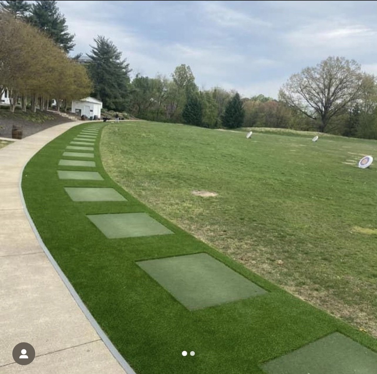 Backyard golf complex