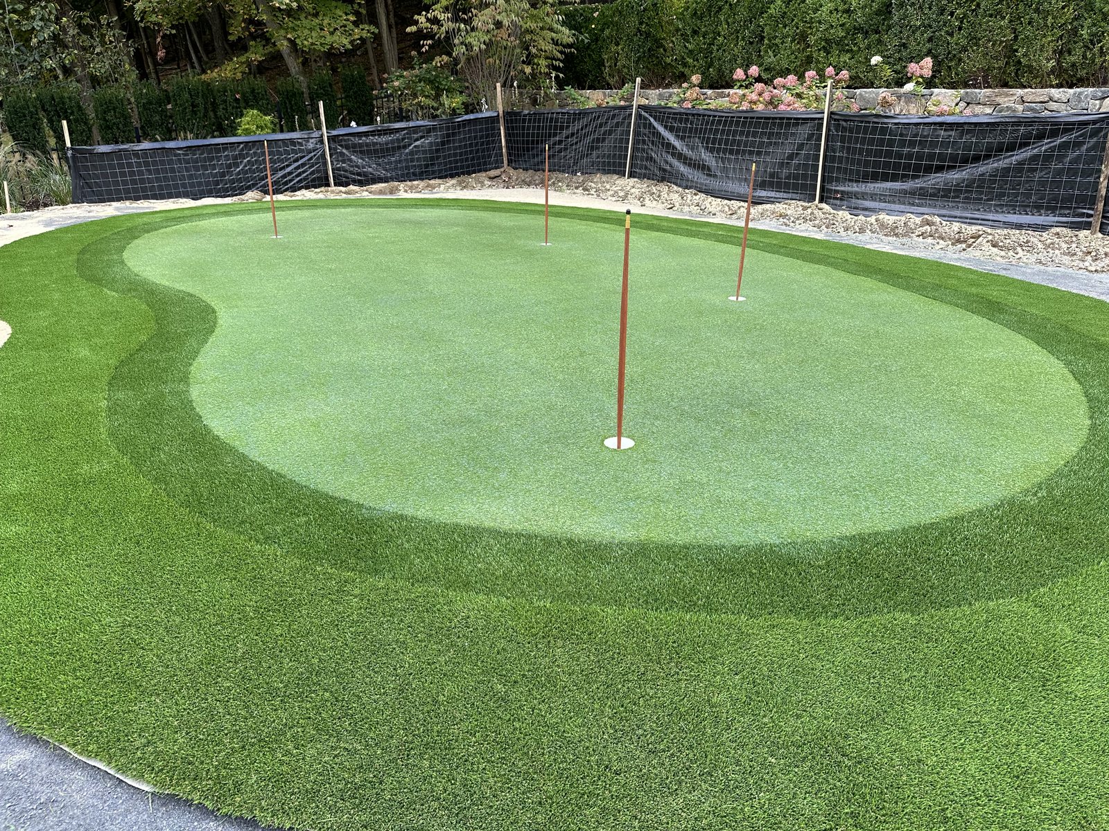 Custom putting green project