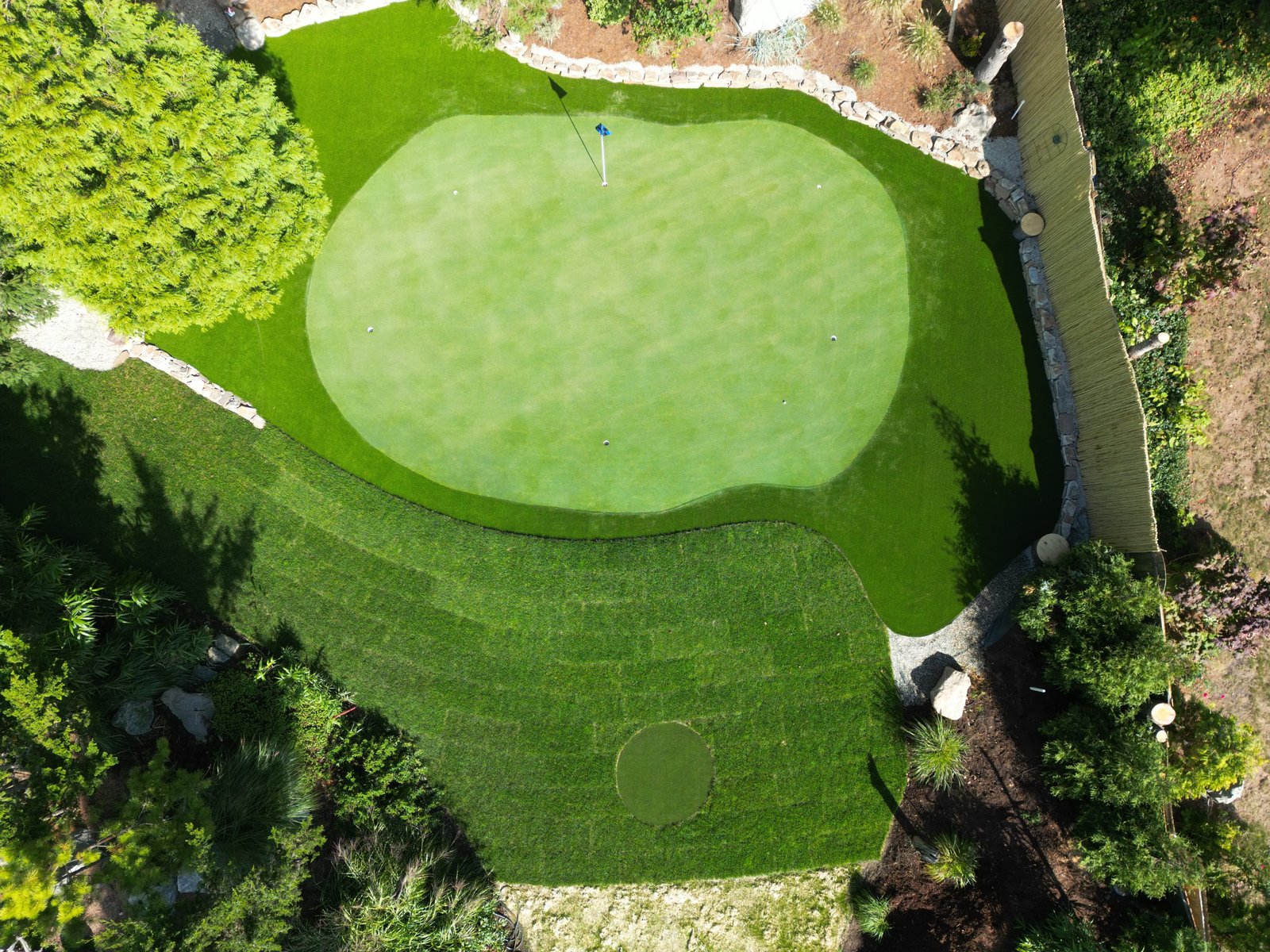 Custom putting green project