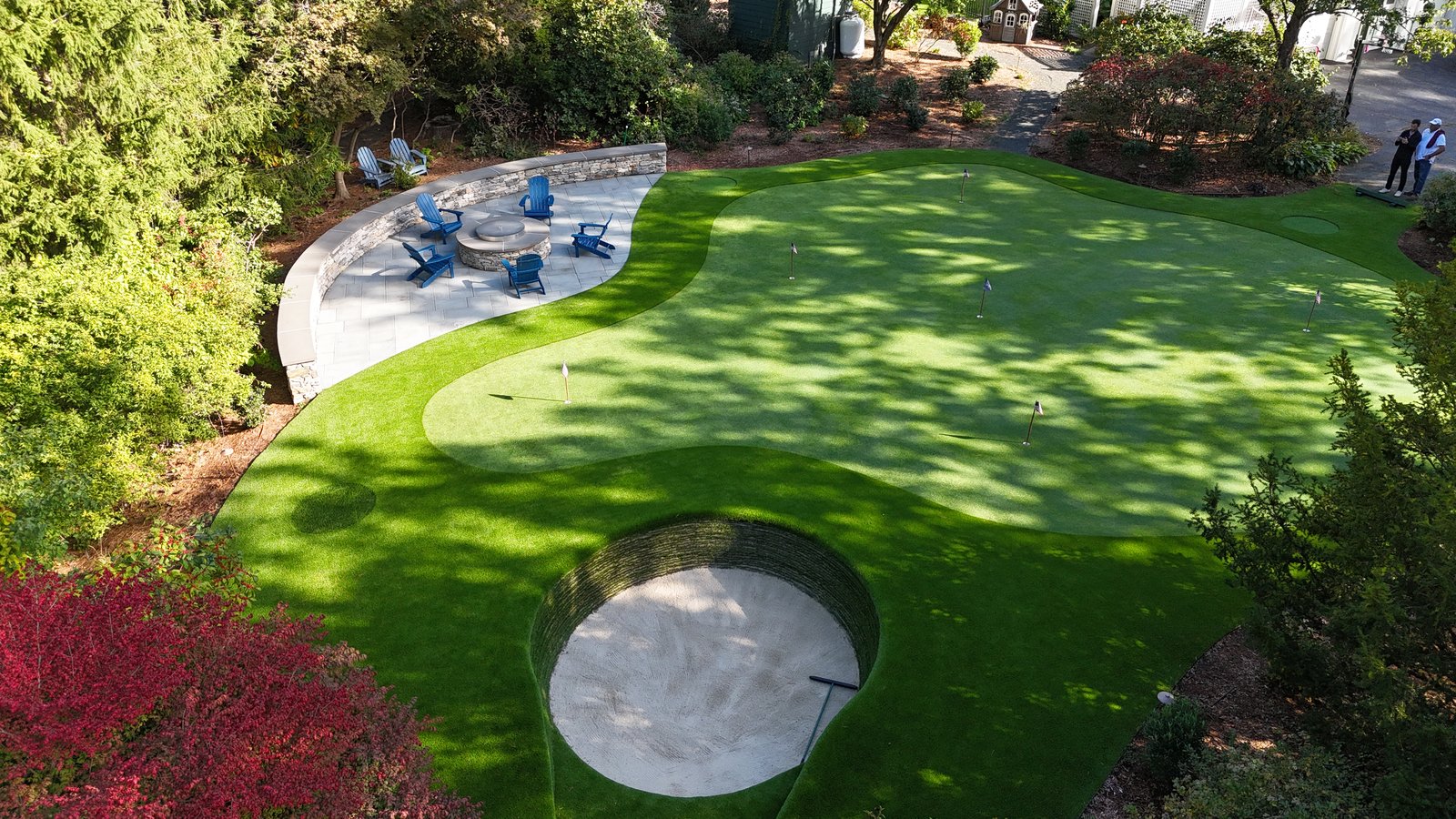 Custom putting green project