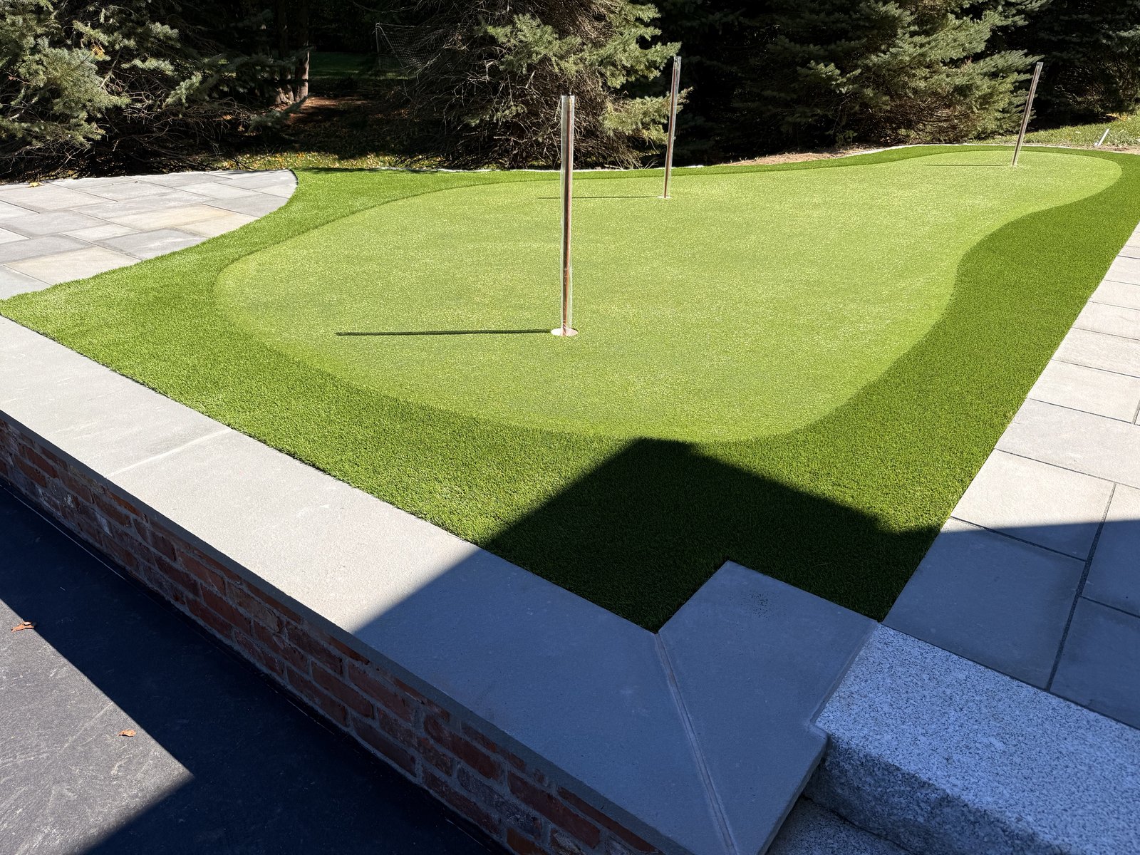 Custom putting green project