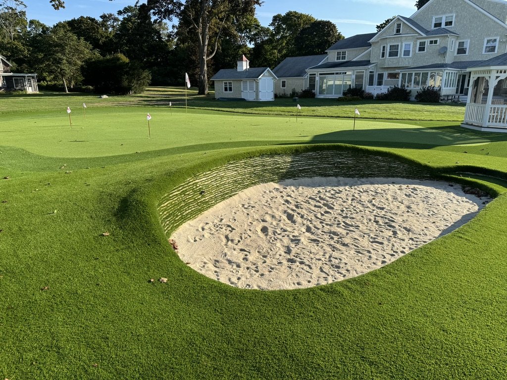 Custom putting green project
