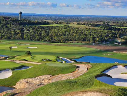 Celebrity Greens installation